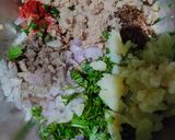 A picture of step 1 of Rice flower dumplings/chawal ke ful.