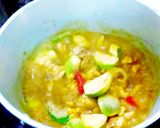 รูปขั้นตอนการทำที่ 4 ของ แกงเขียวหวานไก่ผ้กรวม
