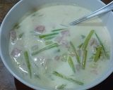 รูปขั้นตอนการทำที่ 4 ของ ซุปครีมข้นหน่อไม้ฝรั่ง,เบคอน - คีโต