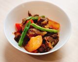 A picture of step 8 of Simple Nikujaga.