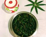 A picture of step 6 of Mustard Okra / Bhindi.