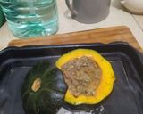 Foto del paso 3 de la receta: Zapallo kabutia relleno de vegetales!!