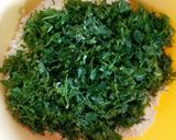 A picture of step 2 of Kothimbir Vadi (Cilantro Croquettes).