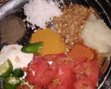 A picture of step 1 of Karahi dall.