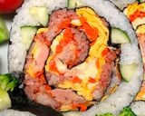 A picture of step 17 of Japanese Salad Roll Sushi 🌹.