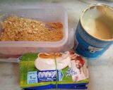 A picture of step 6 of Shahi tukda rabdi with moong dal halwa.