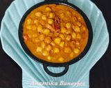 A picture of step 8 of Chhole/Chana Masala (Without Onion & Garlic).