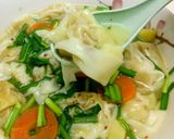 Hình bước làm 4 của món Hoành thánh soup