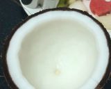 Hình bước làm 4 của món Kem Trái Dừa Hoa Quả😍💁