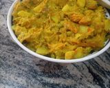 A picture of step 4 of Veggie fish pie.