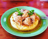 Foto del paso 13 de la receta: Pollo al ajillo con masa de maíz 🌽 - sin gluten sin lactosa