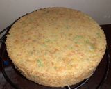 A picture of step 12 of Confetti Orange cake.