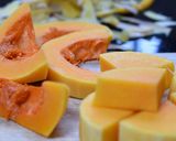 A picture of step 2 of Butternut Squash & Sweet Potato Soup with Coriander & Cumin.