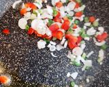 Pas rețetă Omletă în baghetă, cu salată de primăvară 2 fotografie