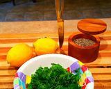 A picture of step 1 of Mike's Escargots À La Bourguignonne & Parsley Salad.