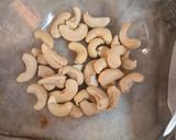 A picture of step 1 of Makhana Barfi.