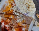 A picture of step 4 of Spicy Taro French Fries.