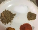 A picture of step 5 of Aloo chicken.