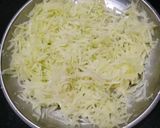 A picture of step 1 of Papaya Halwa.