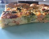 Foto del paso 4 de la receta Quiche de salmón y brócoli