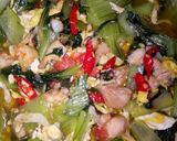 Foto langkah ke 5 dari resep Orak arik sawi saos tiram.