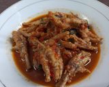 Foto langkah ke 8 dari resep Ceker lapindo versi diet no minyak, gula, tepung, santan.