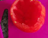Foto del paso 9 de la receta: Tomate relleno de ensalada de arroz y bacalao