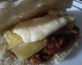 Foto del paso 13 de la receta: Pan de Pita relleno con "carne de coliflor" piña dulce y queso!!! 🍘🍍🧀🍘
