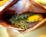 A picture of step 1 of Baked Anchovy en Papillote with Potatoes.