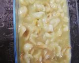 A picture of step 1 of Khubani ka meetha.