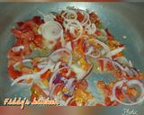 A picture of step 2 of SPECIAL BROWN PASTA (soyayyar taliya)😋😋😋.