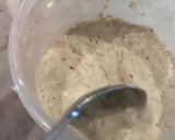 A picture of step 1 of Sourdough, Salted Egg Yolk Chips.