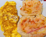 Foto del paso 4 de la receta: Tortilla a la francesa con queso y dados de jamón