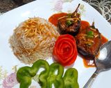 صورة لخطوة 5 من وصفة قوارب الباذنجان المحشي باللحم🍆 😋