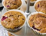 A picture of step 5 of Raspberry Banana Muffins.