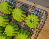 Foto langkah ke 7 dari resep Keik Pandan Cheese Lava.