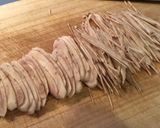 A picture of step 2 of Very easy and simple Kinpira Gobo (Burdock) & Carrot, Gluten Free.