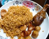 Hình bước làm 6 của món Mì trộn nhà làm