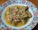 Foto del paso 8 de la receta Alcachofas con jamón y gambas