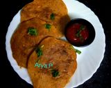 राजगीरा चीला(rajgira chilla recipe in hindi) रेसिपी चरण 3 फोटो