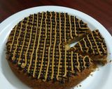 A picture of step 5 of Eggless Peanut Butter Cake.