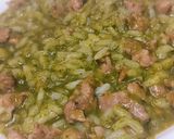 Foto del passaggio 7 della ricetta Risotto non risotto con crema di friarielli e salsiccia