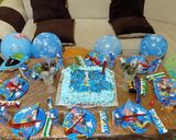 صورة لخطوة 4 من وصفة كيكة عيد ميلاد🎈🎊🎉🎁 ابني حبيبي👶😍🥰
