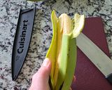 A picture of step 1 of Tostones.