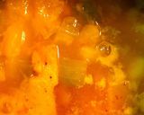 A picture of step 4 of Mango sambhar.