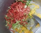 A picture of step 9 of Vegetables egg fried rice.