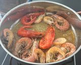 Foto del paso 2 de la receta: Arroz caldoso de gambas rojas y langostinos