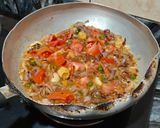 A picture of step 2 of PANEER MASALA.