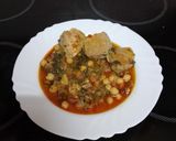 Foto del paso 13 de la receta Guiso de garbanzos con acelgas y solomillo de cerdo