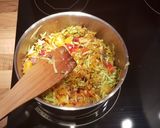 A picture of step 1 of Vegetable chilli with cocoa.